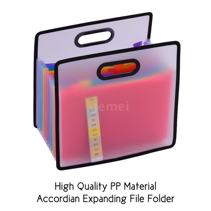 Jual G M Accordian Expanding File Folder A4 Paper Filing Cabinet 12 Jakarta Pusat Wulandshop9 Tokopedia