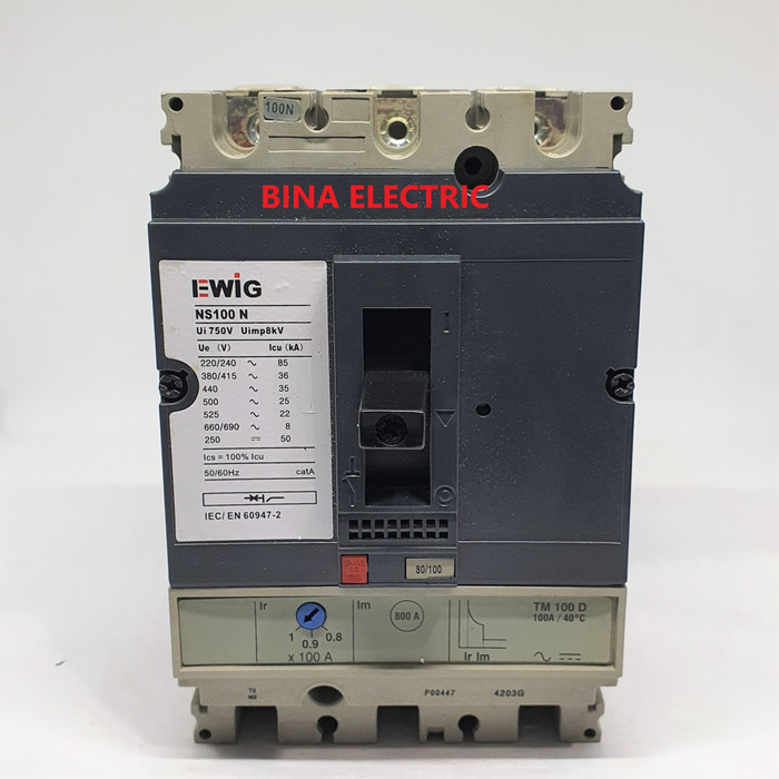 Jual Mccb Ewig Ns100n 100a 3p Nfb Ewig Ns 100n 3 Phase 100 Ampere Jakarta Pusat Bina Electric Tokopedia