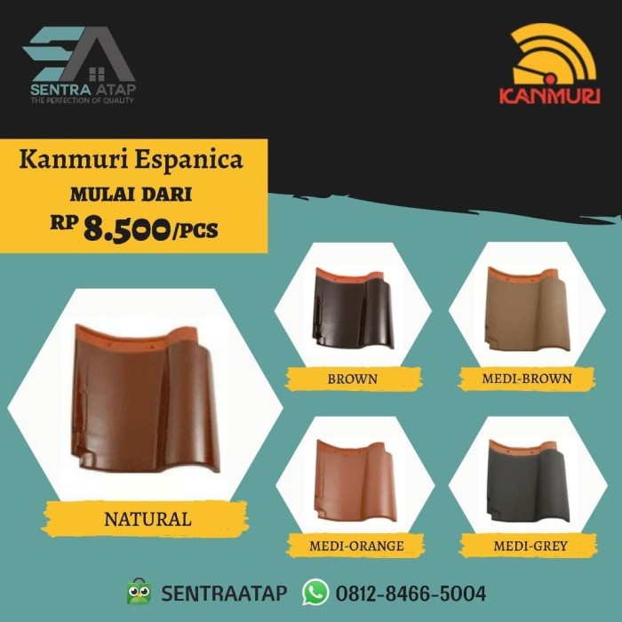 Jual Genteng Keramik Kanmuri Espanica - Jakarta Timur ...