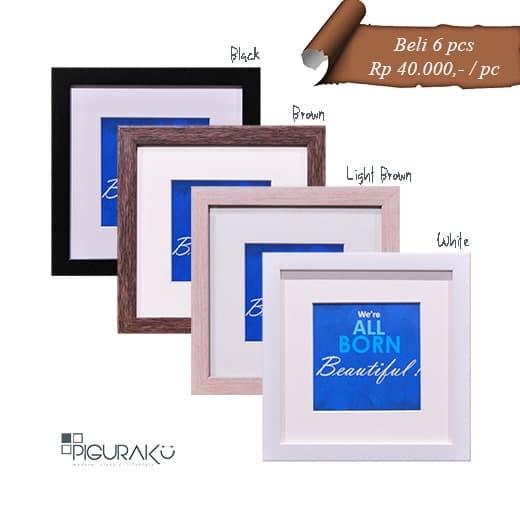 Jual Pigura Bingkai Foto - Frame Minimalis 10R (20x20cm ...