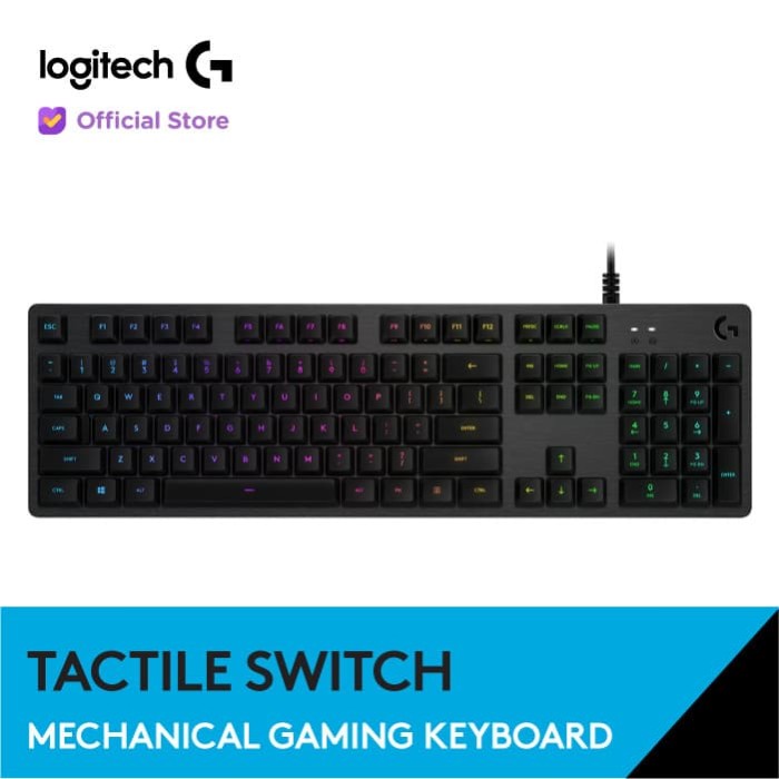 Promo Logitech G512 RGB Mechanical Gaming Keyboard - GX