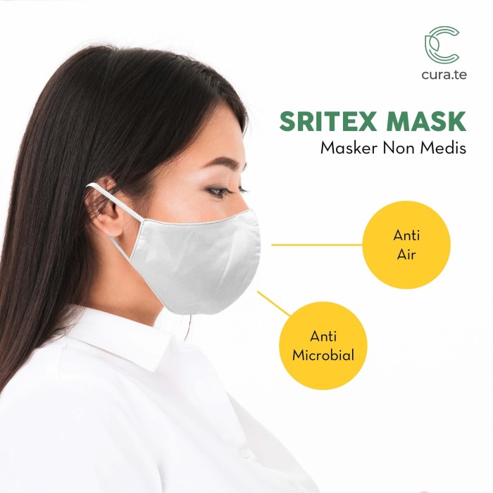 Jual Masker Kain Sritex 2ply - Kab. Tangerang - Curate