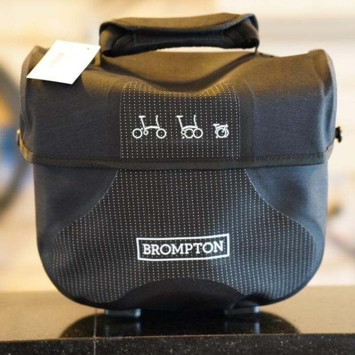 brompton o bag reflective black