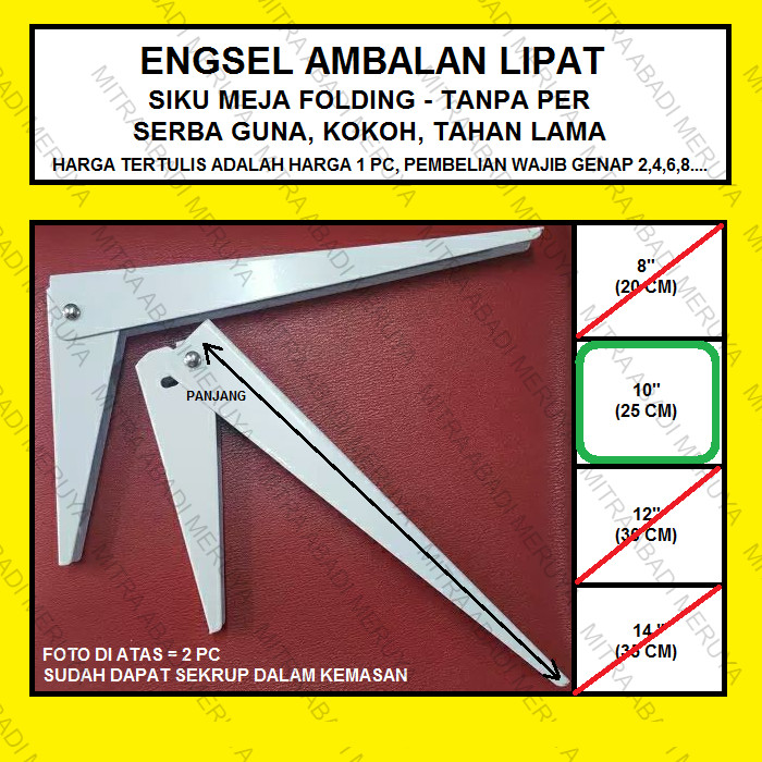 Jual Engsel  Meja  Lipat  Meja  Folding Table Ambalan Lipat  10 