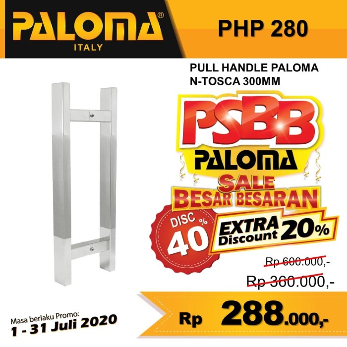 Jual PALOMA  PHP 280 30MM 30CM TARIKAN GAGANG  PINTU  PULL 