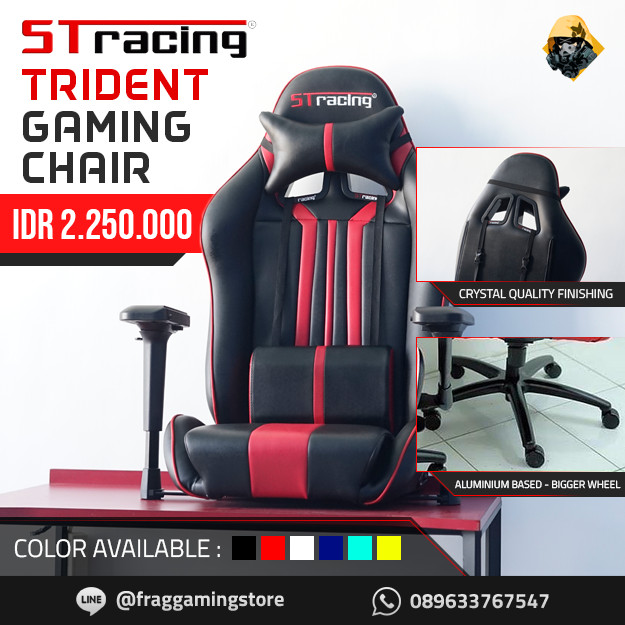  Jual  STRacing ST  Racing  Gaming  Chair Trident Series 