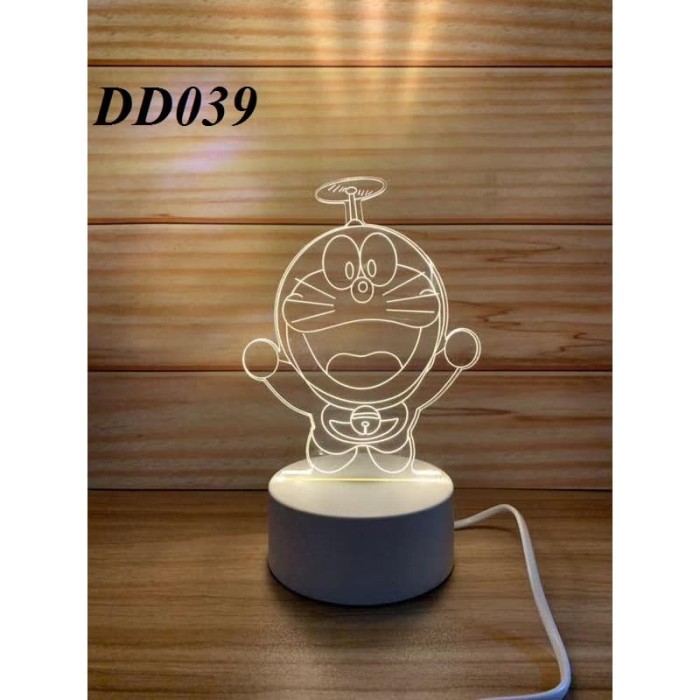 Jual Lampu Tidur 3D Transparan Akrilik 3 Warna Tema Kartun Jual Lampu Tidur 3D Transparan Akrilik 3 Warna Tema Kartun