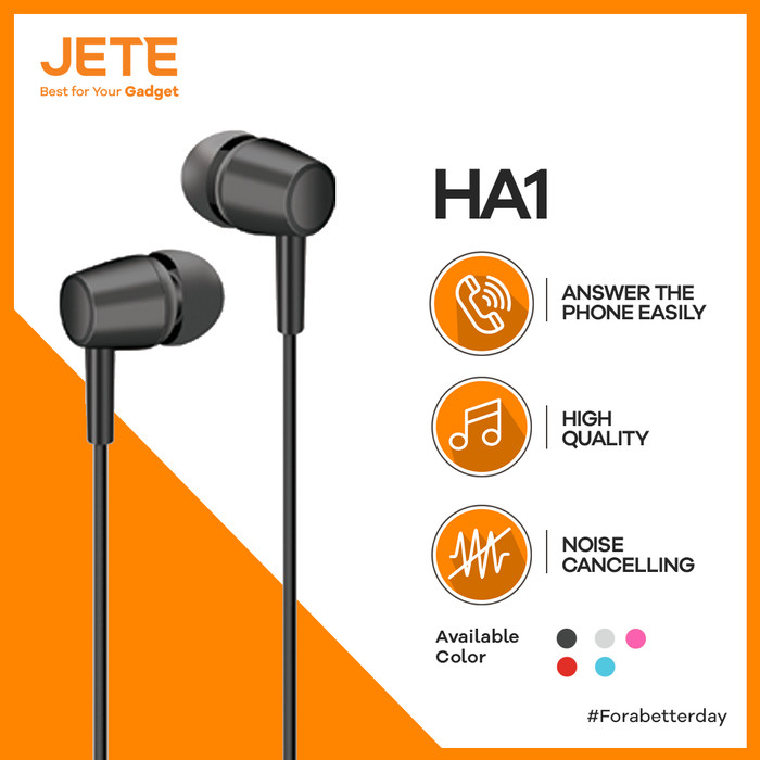 Promo Handsfree Superbass JETE HA1 Premium Quality with