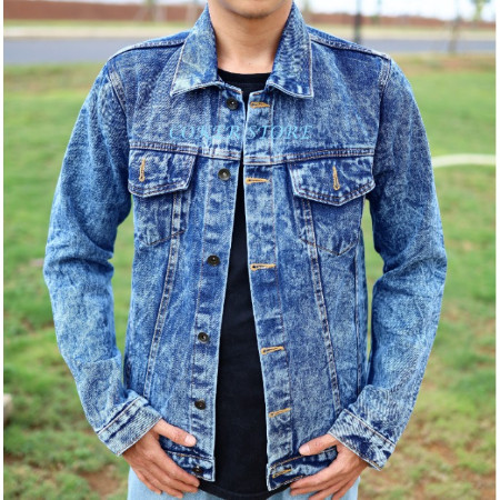 jaket jeans acid wash