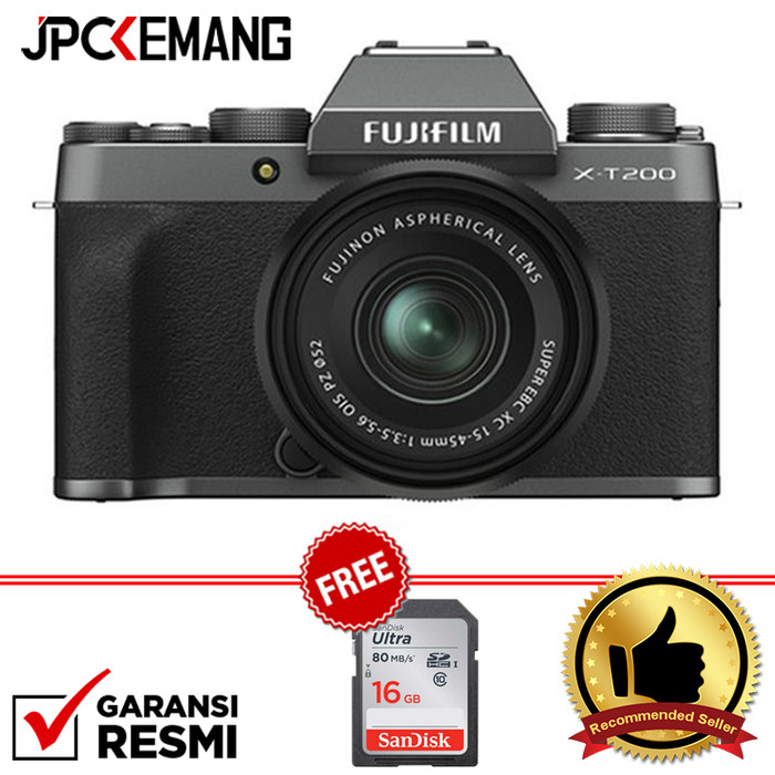 Promo Fujifilm XT200 Fuji XT200 kit 1545mm f/3.55.6 GARANSI RESMI
