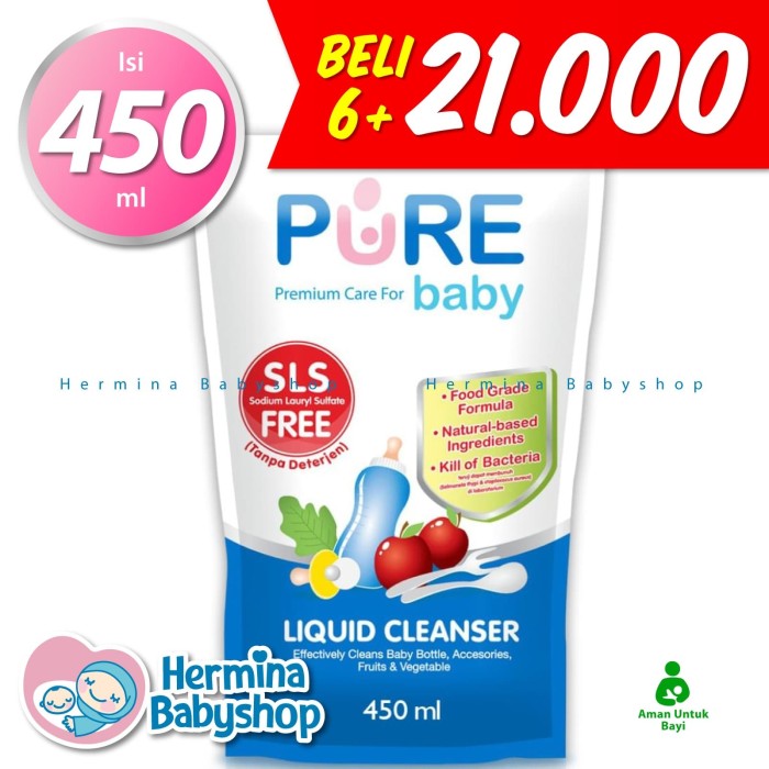 pure baby bottle cleanser