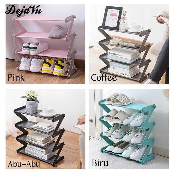 Jual Dejavu Rak Sepatu 4 Susun Portable Rack Sepatu Sandal Jual Dejavu Rak Sepatu 4 Susun Portable Rack Sepatu Sandal