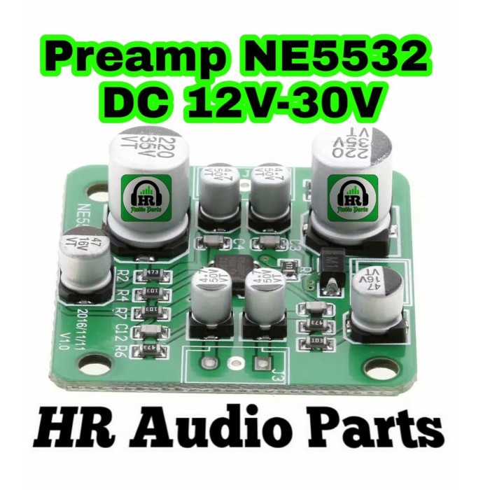 Jual Kit Modul PreAmp Stereo NE5532 SMD DC 12v 30v Buffer