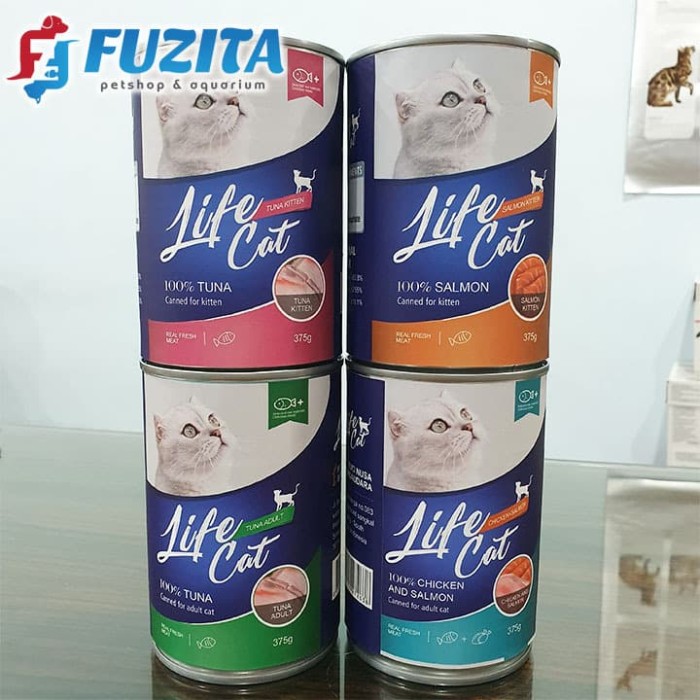 Jual Life Cat  375Gr Makanan Kaleng  Anak Kucing Dewasa 