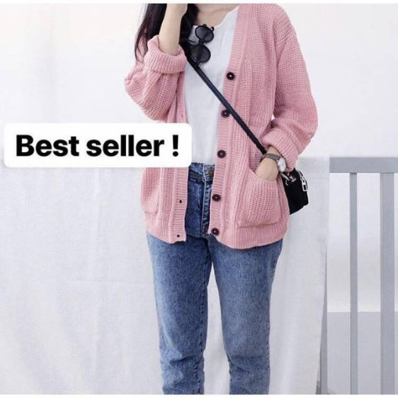 Jual KARDIGAN OUTERWEAR CARDIGAN SWEATER WANITA merissa outer ATASAN