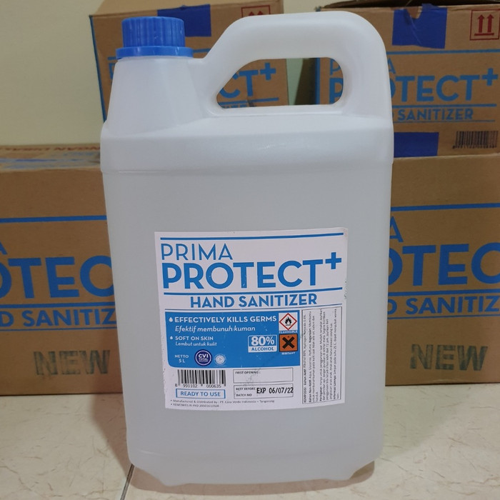 Jual Prima Protect Hand Sanitizer 5 liter / Prima Protect 5 Liter