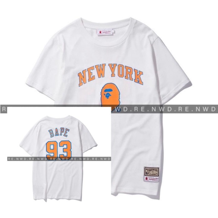 bape knicks tee