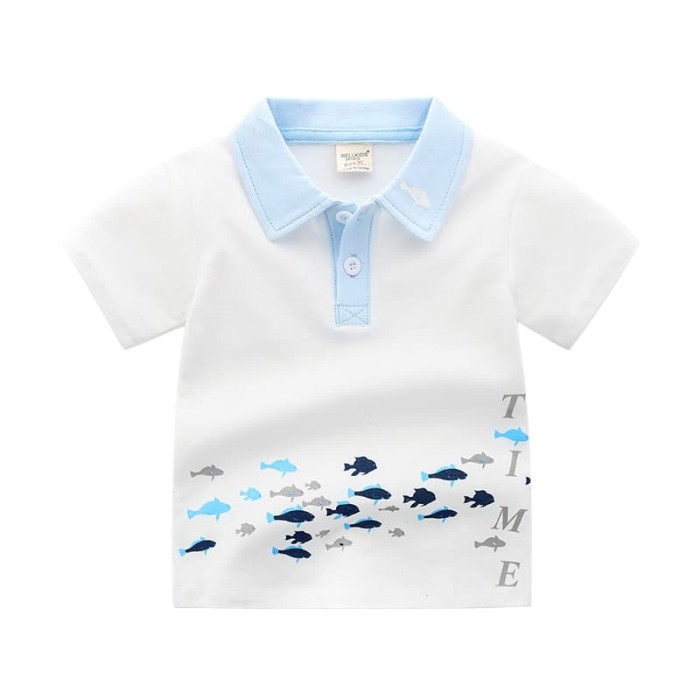 Jual POLO SHIRT ANAK-ANAK BERLENGAN PENDEK KOREAN STYLE CODE TX2187