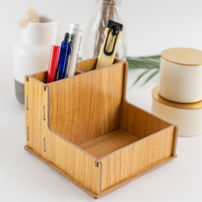  Promo  Arami Wood Pen Stationery Holder Organizer Perapih 