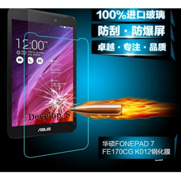 Jual Tempered Glass Clear Asus Fonepad 7 FE170CG K012 Anti