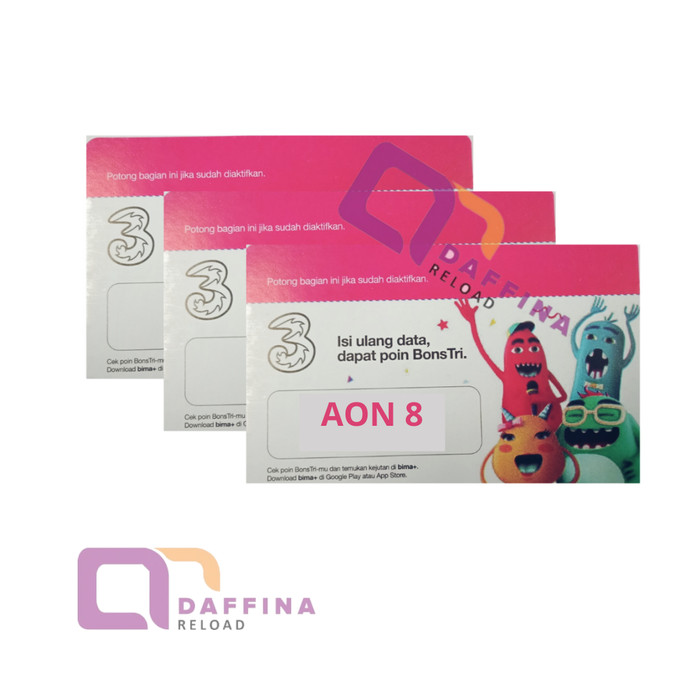 Jual Voucher TRI AON 8 GB - Jakarta Selatan - Daffina ...