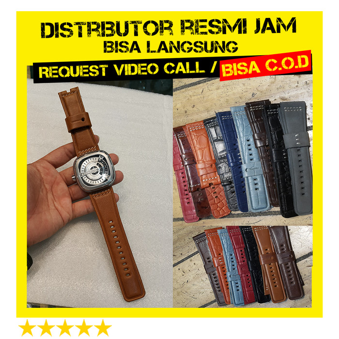 Jual TALI JAM TANGAN ORIGINAL KULIT 100% KULIT ASLI UK 30MM - Kota