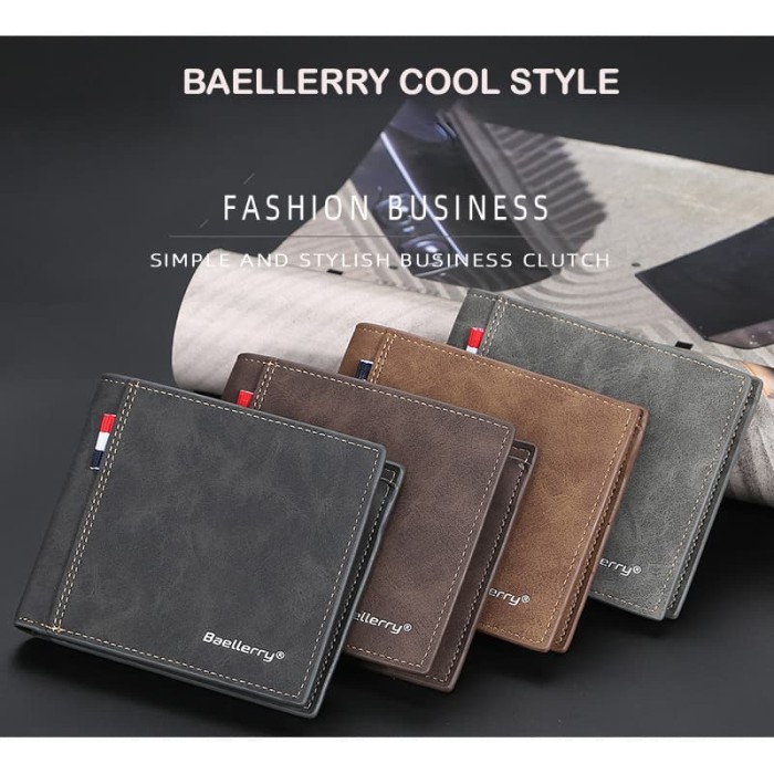 Jual BA08 Dompet Pria Original Baellerry Cool Style Men 