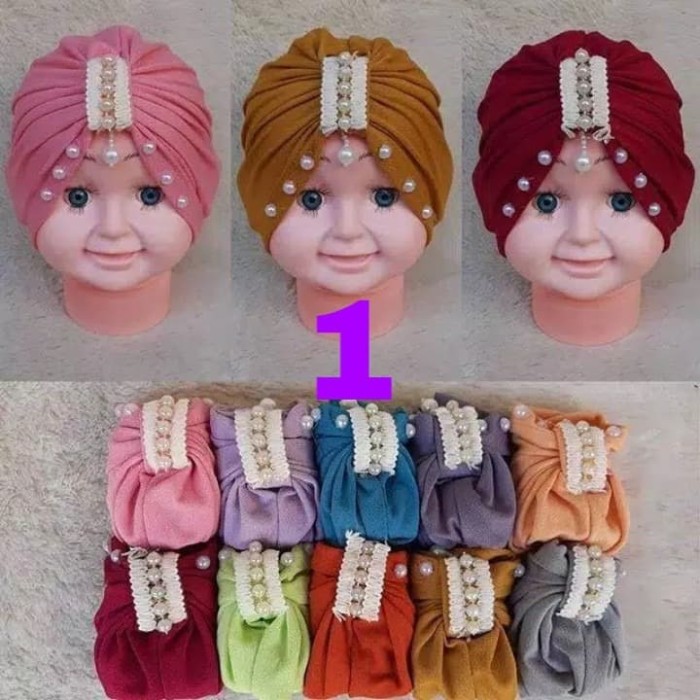 Jual 001 - Turban Bayi / Bandana Bayi / Kerudung Anak