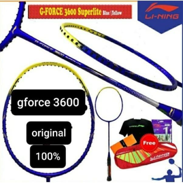  Jual  RAKET BADMINTON  LINING  G FORCE 3600 SUPERLITE 