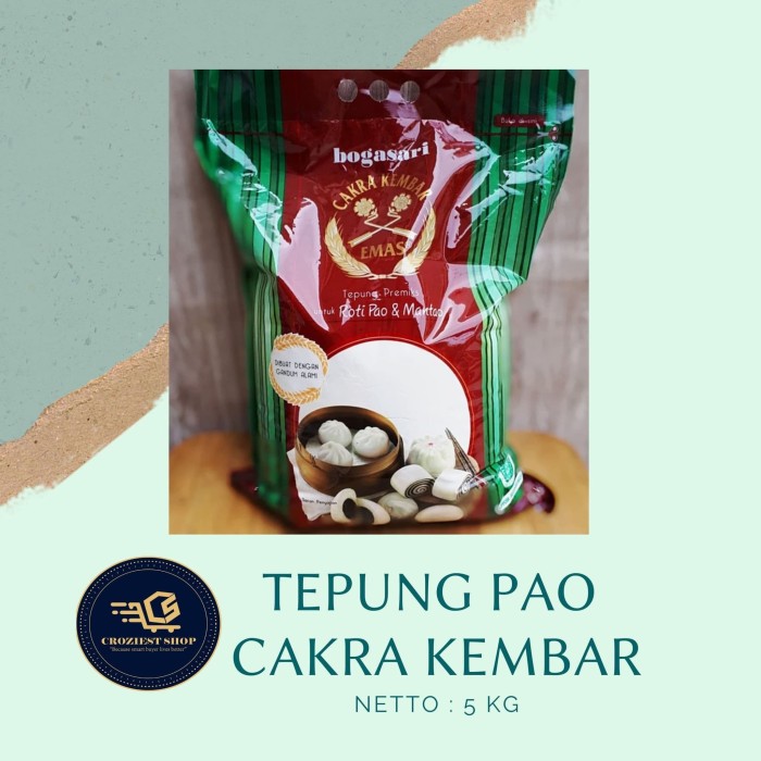 Jual Tepung pao cakra kembar mas bogasari - Jakarta Utara - CROZIEST SHOP | Tokopedia