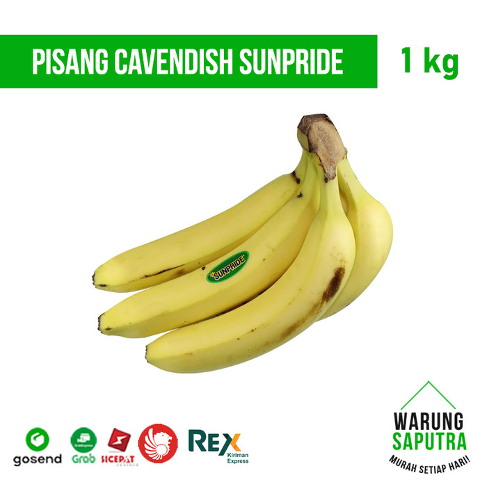 Jual Buah Pisang Cavendish Sunpride Segar 1kg Kota Bandung