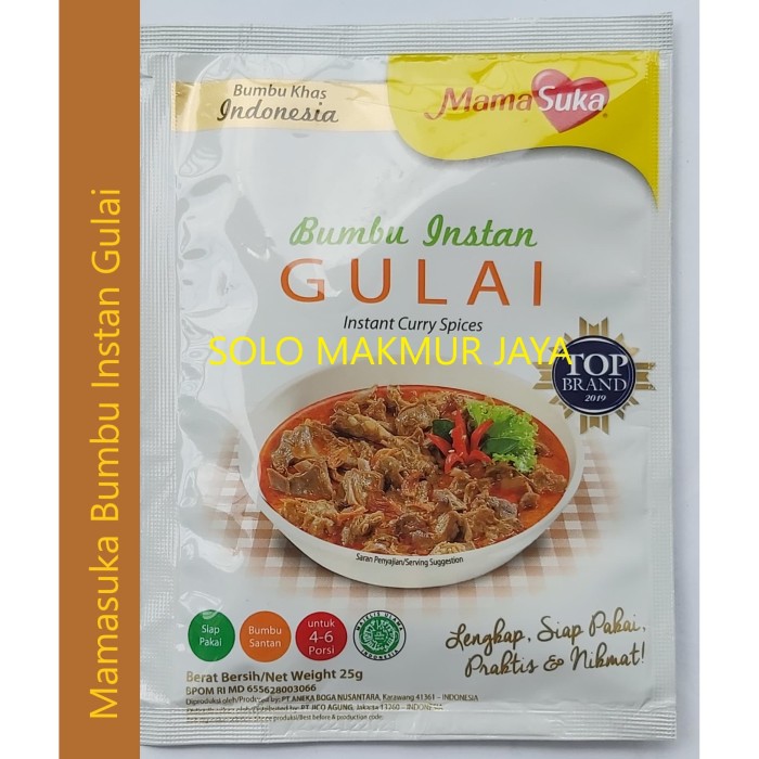 Jual MamaSuka Bumbu Gulai Bumbu Instant 25 g - Jakarta ...