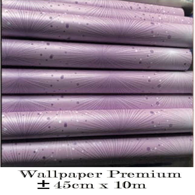 Jual Wallpaper dinding  Sticker tembok  wall stiker purple  