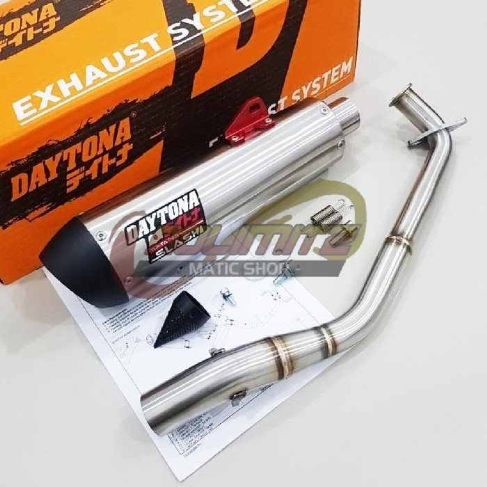 Jual Knalpot Racing Daytona Slash GP Taper FREE DB Killer 