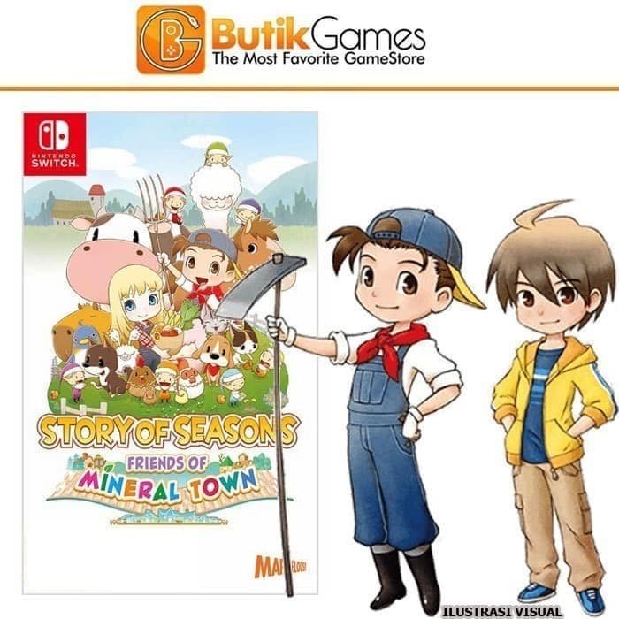 Jual Harvest Moon Story of Seasons Friends of Mineral Town Nintendo Switch - Jakarta Pusat ...