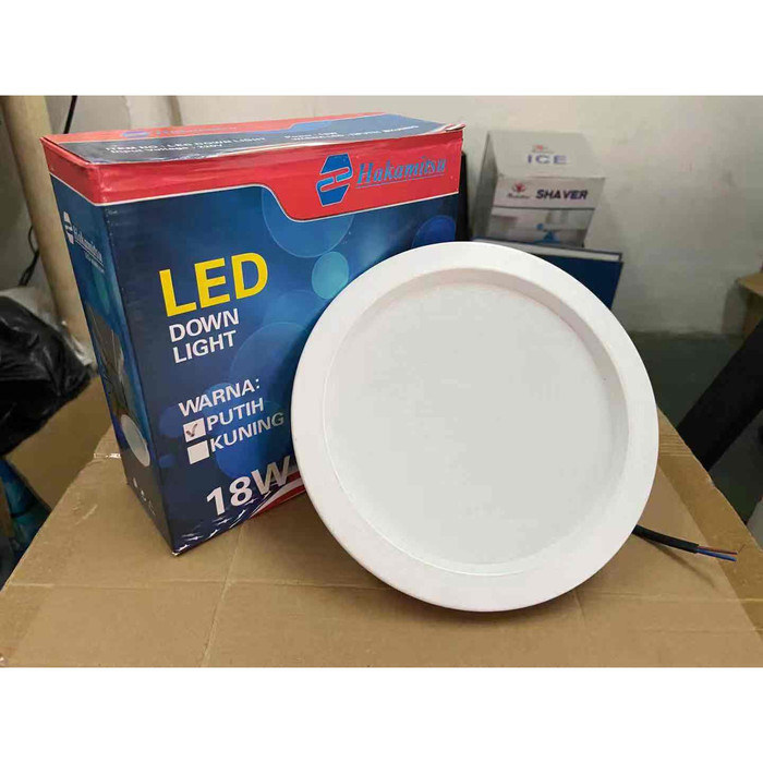Jual lampu downlight panel LED 12w 15w 18w bulat inbow 