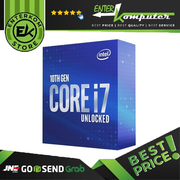 Intel Core i7-10700K 3.8Ghz Up To 5.1Ghz - Cache 16MB [Box] Socket LGA 1200  - Comet Lake Series - Enterkomputer Jual Beli Online Komputer, Rakit PC, ...