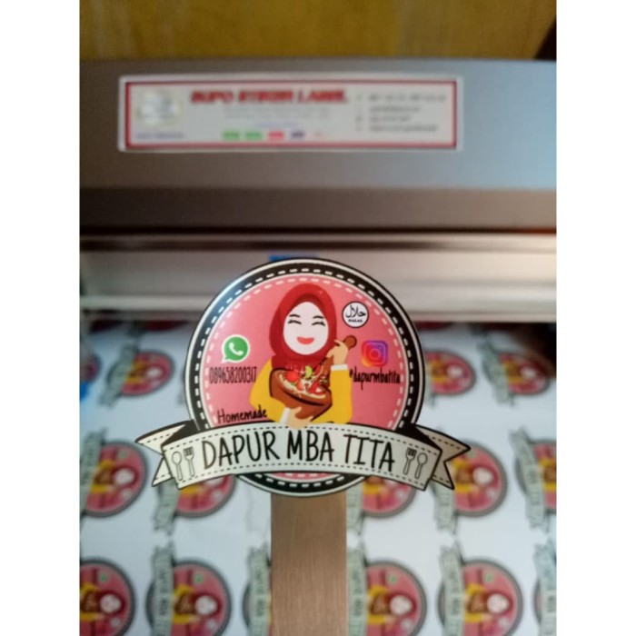 Jual cetak stiker sticker label makanan dan minuman a3 Jual cetak stiker sticker label makanan dan minuman a3