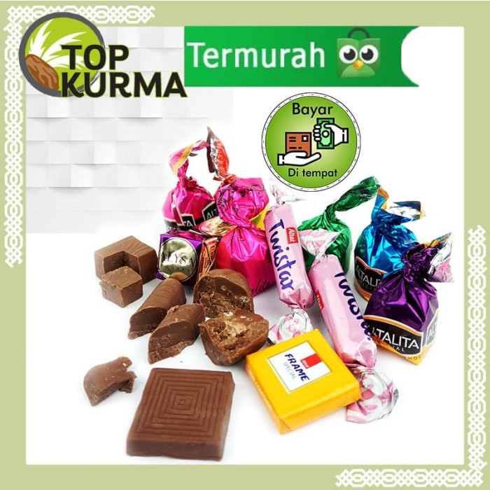 Jual Coklat Arab 1kg Chocolate Manis Mix 1kg oleh oleh Jual Coklat Arab 1kg Chocolate Manis Mix 1kg oleh oleh
