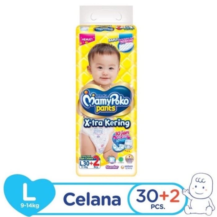 pampers mamy poko size l