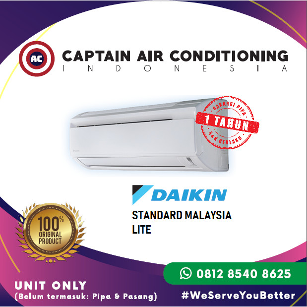 Jual AC SPLIT DAIKIN FTV-60AXV14 (Malaysia) 2.5 PK