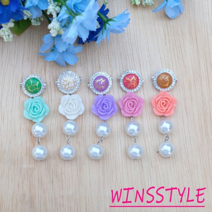 Jual BROS BUNGA MUTIARA SUSUN SABYAN WINSTYLE AKSESORIS