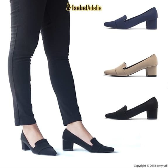 sepatu block heels