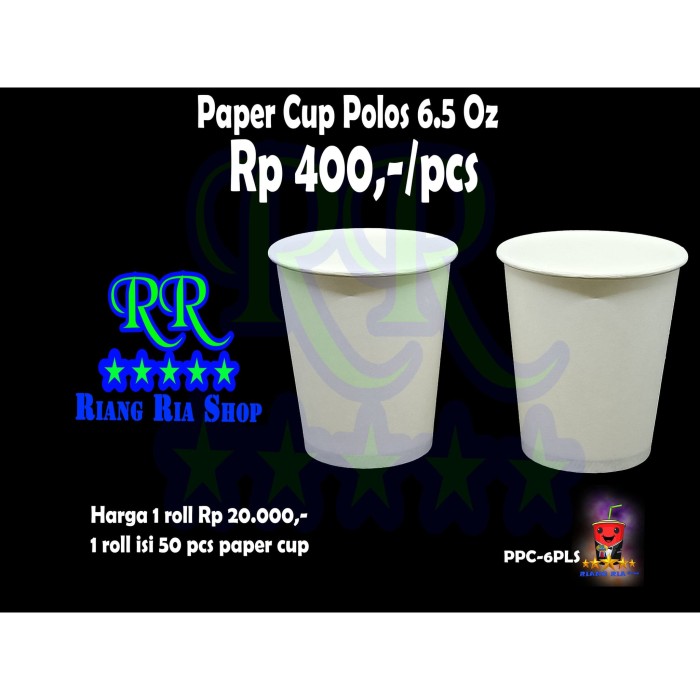 Jual CUP GELAS MOTIF POLOS 6 5 OZ 50 PCS DIAMETER 7 CM Jual CUP GELAS MOTIF POLOS 6 5 OZ 50 PCS DIAMETER 7 CM