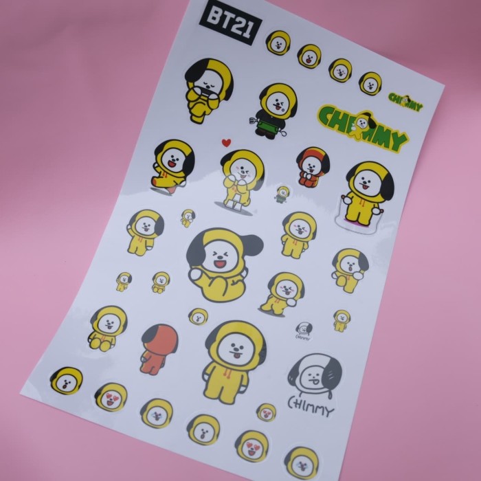  Gambar Stiker Boba  Bt21