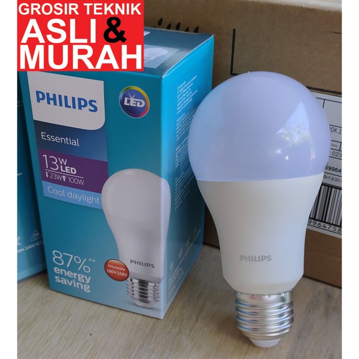 Jual Lampu Philips Led Essential 11w 11 Watt Putih Kota Surabaya