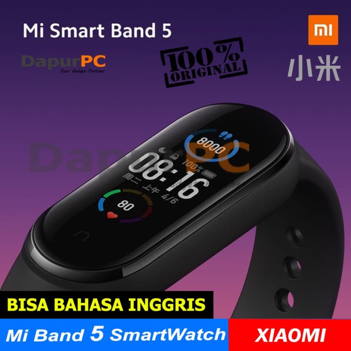 Jual Xiaomi Miband 5 OLED Smartwatch Mi Band 5 Non NFC