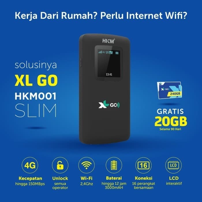 Jual Mifi Modem Wifi 4G Huawei E5573 XL Go Free 60Gb 60Hari [BEST