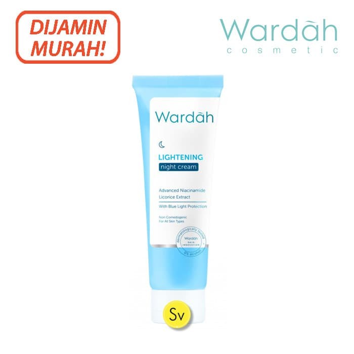 Jual Wardah Lightening Night Cream, 20gr - Krim Malam  