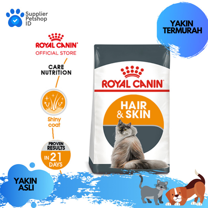 Jual Makanan Kucing Dewasa Royal Canin Hair and Skin Care ...